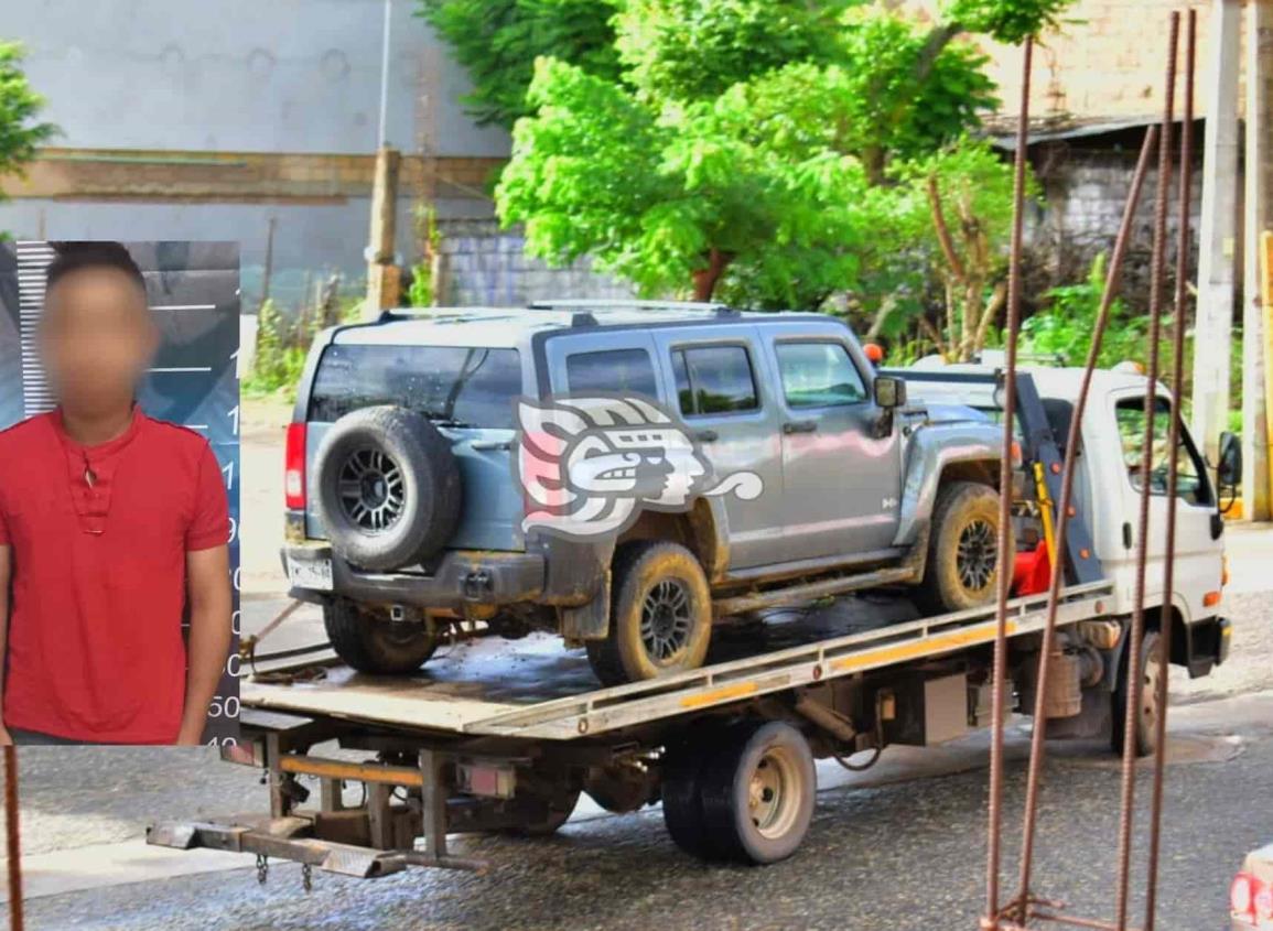Apenas 15 años cumplidos, detenido por secuestro de empresario en Acayucan