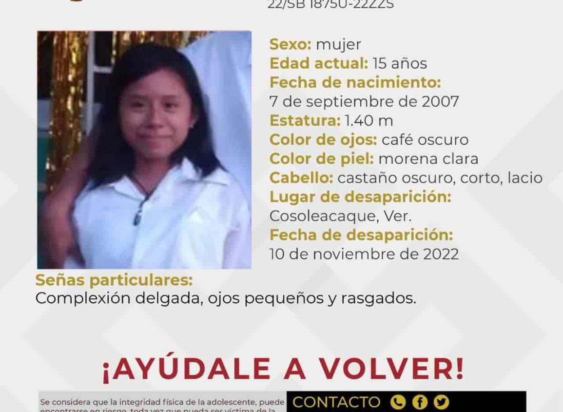 Desaparece quinceañera en Cosoleacaque