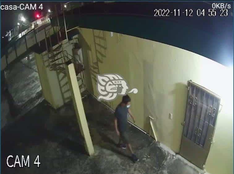 Ladrón queda grabado en vídeo