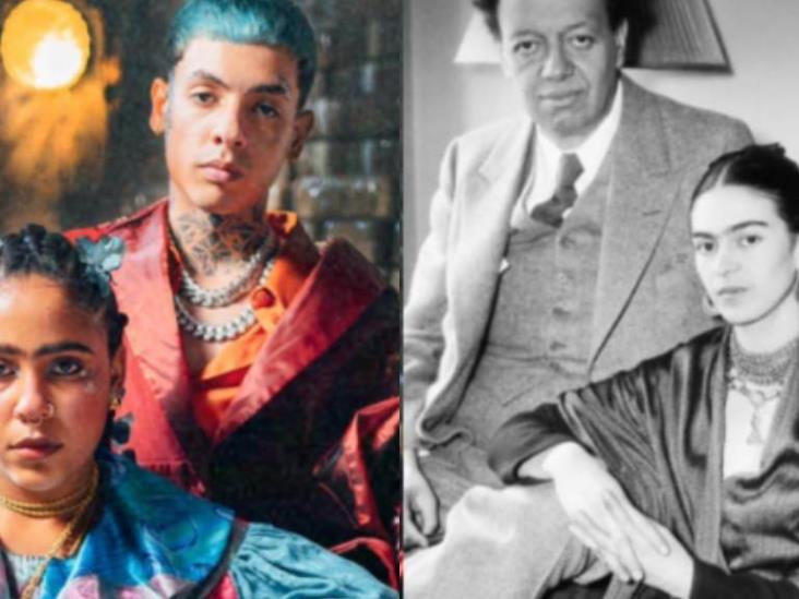Natanael Cano y Tokischa se visten como Diego Rivera y Frida Kahlo