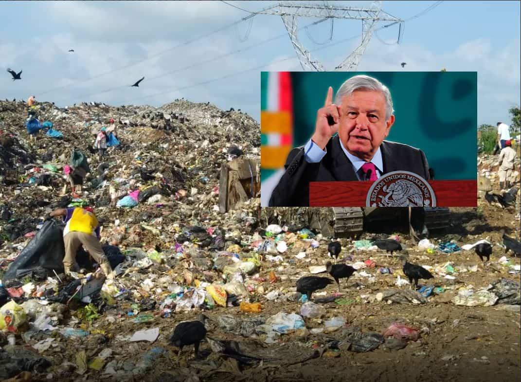 Analiza Gobierno Federal terreno para reubicar basurero de Las Matas: AMLO