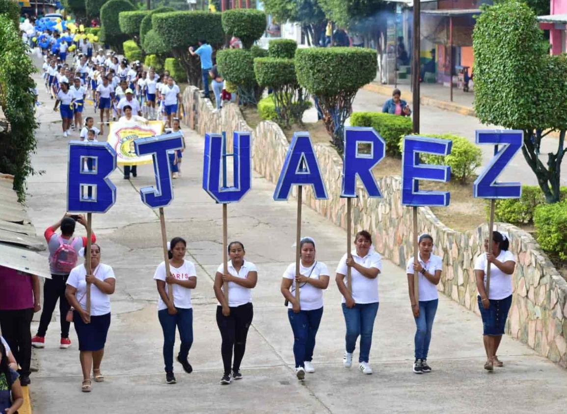 Desfile en Soconusco en el marco del 112 aniversario de la Revolución Mexicana