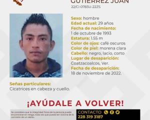 Familiares desesperados buscan a Luis Enrique en Coatzacoalcos