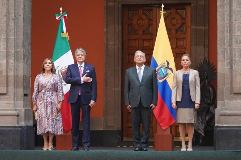 Presidente recibe visita oficial de su homólogo de República del Ecuador