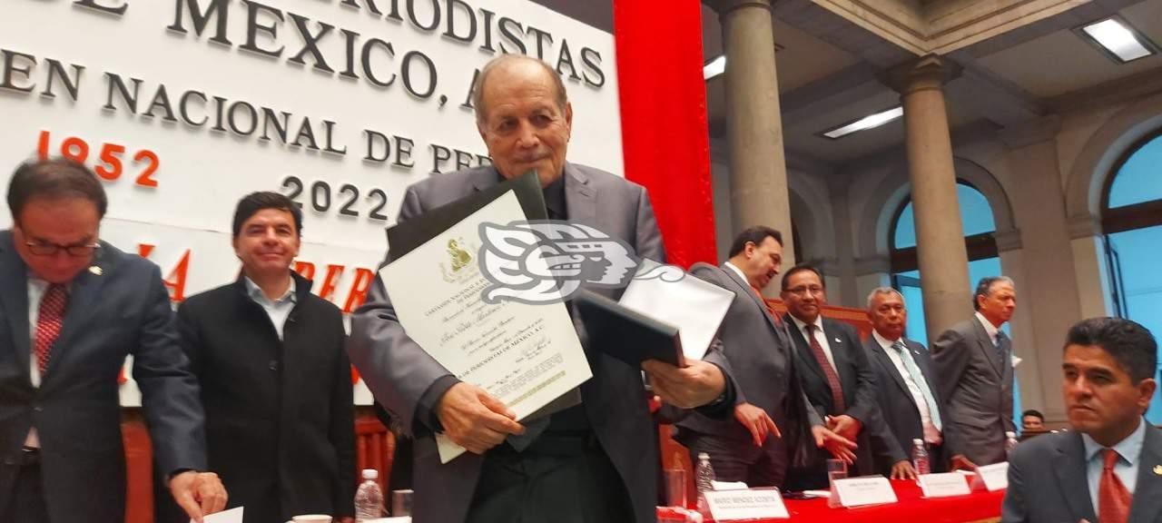 José Pablo Robles entre los 46 galardonados a nivel internacional por el Club de Periodistas de México