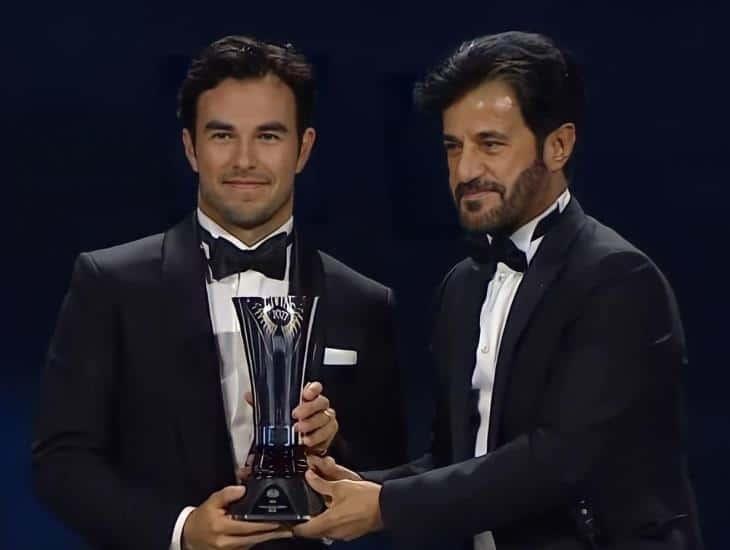Checo Pérez primer piloto mexicano galardonado en la gala anual de la FIA