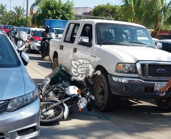 Imparables los moto accidentes en Minatitlán y Cosoleacaque