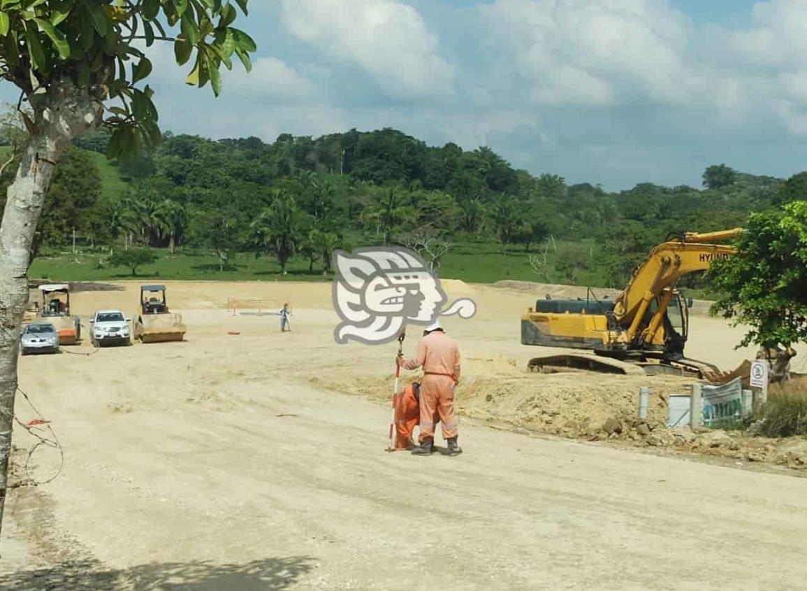 Casi lista pera para perforación de pozo petrolero en Moloacán