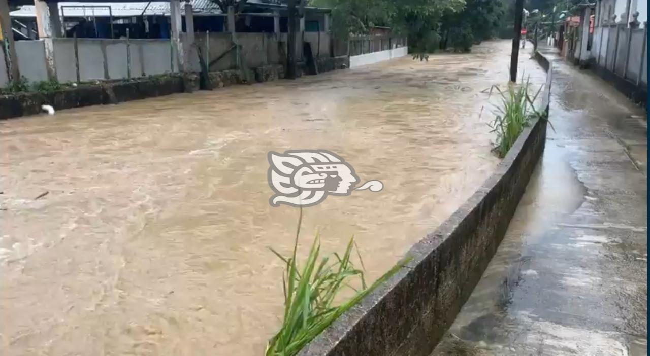 Fuerte lluvia puso en alerta a autoridades, arroyo Nexmegata estuvo a punto de desbordarse 