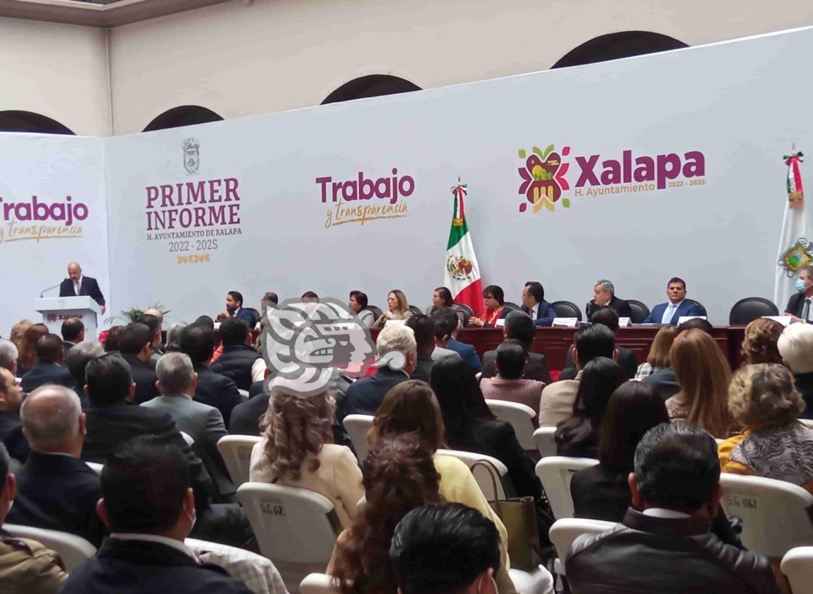 En primer informe, reitera Ahued compromiso de obras para Xalapa (+Video)