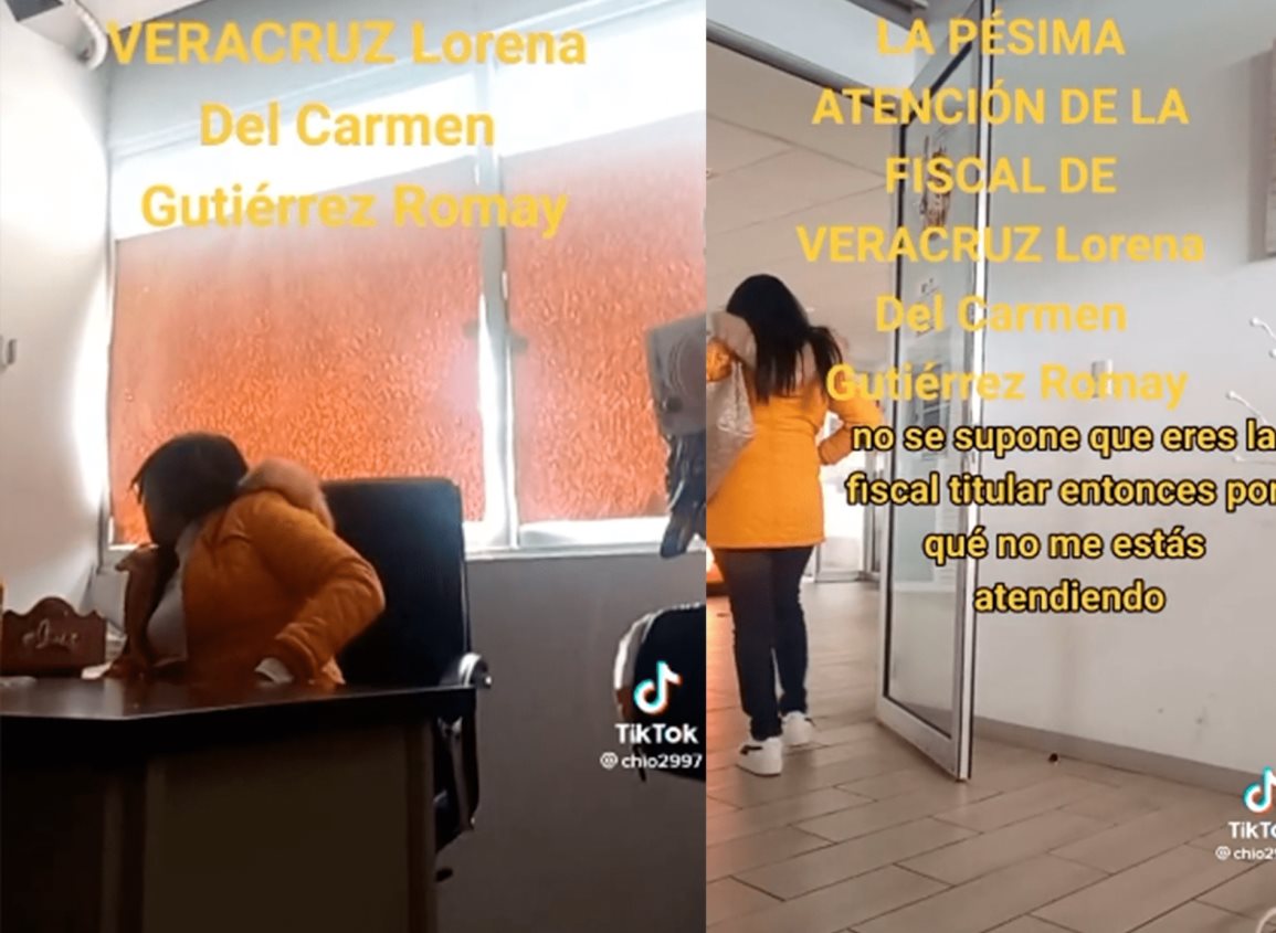 Fiscal de Veracruz fue exhibida por no querer levantar denuncia (+Video)