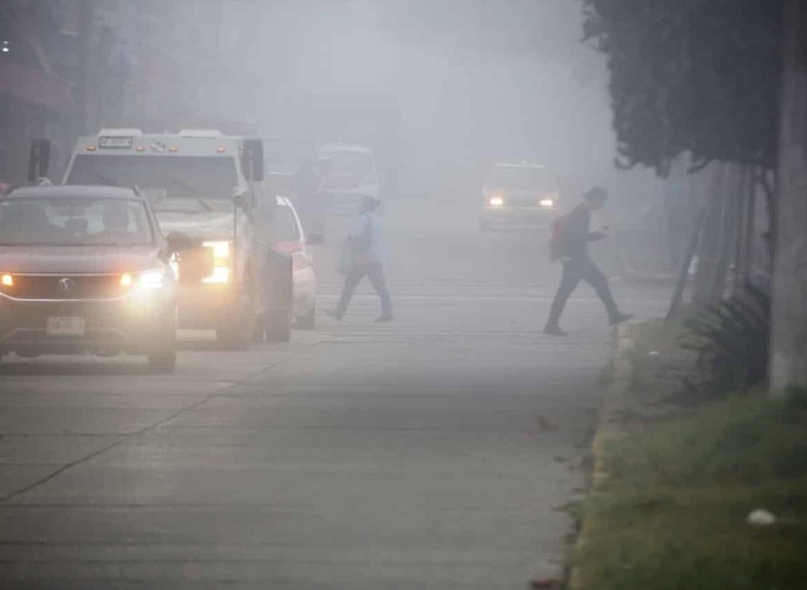 Neblina no causó daños ni accidentes en Coatzacoalcos