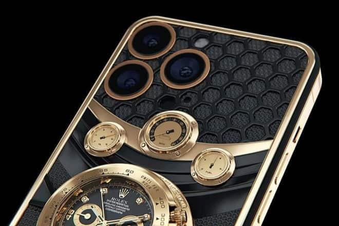 El iPhone más exclusivo lleva un Rolex de oro