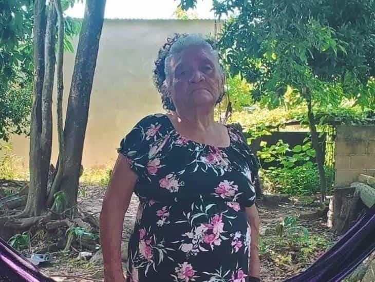 Familiares desesperados buscan en Jáltipan a abuelita, ya no regresó a su domicilio