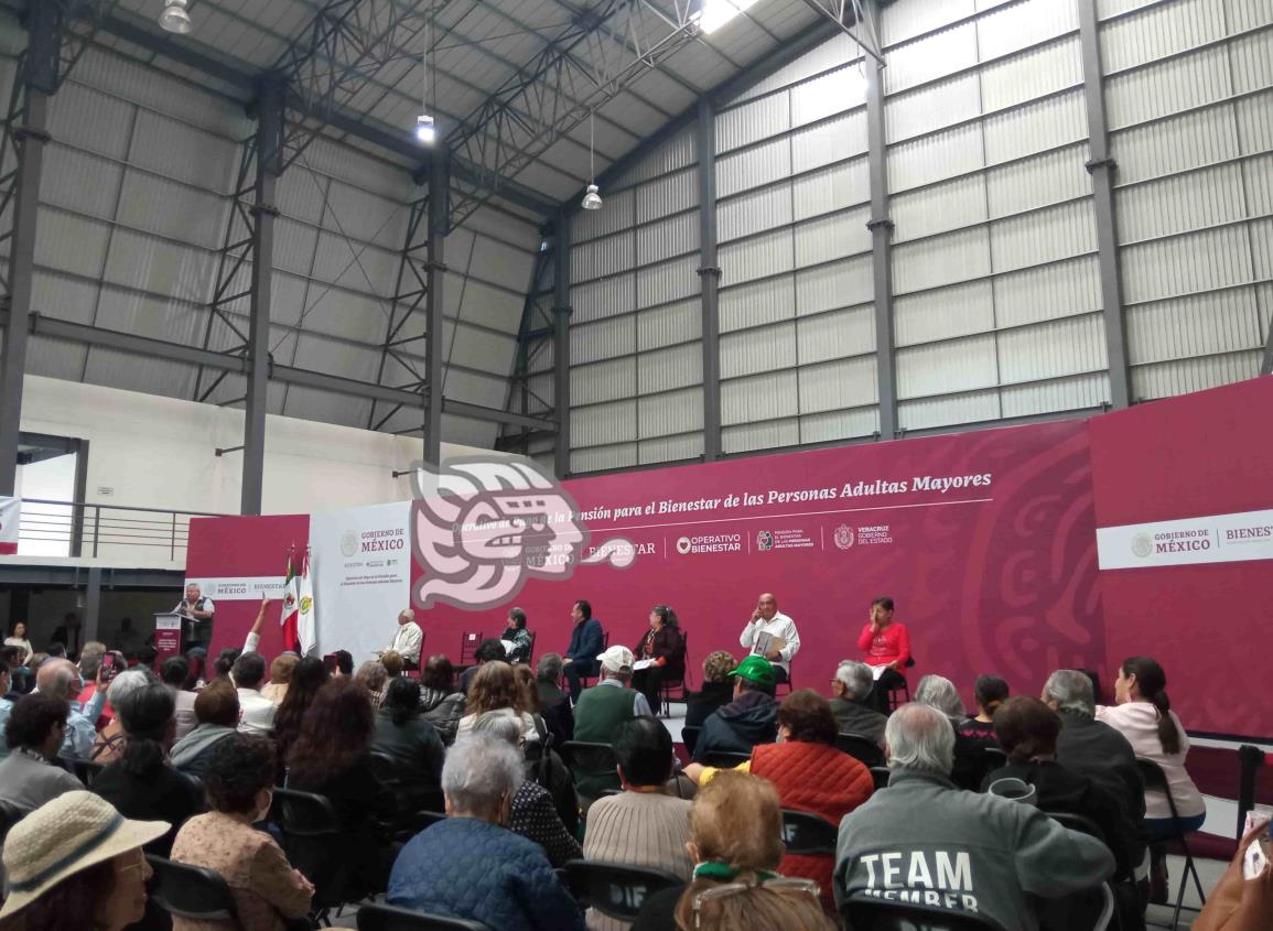 Inicia pago asistido de pensiones Bienestar en Veracruz