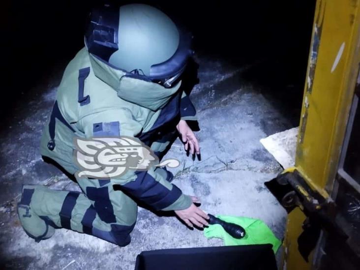 Retira Ejército explosivo de domicilio en Acayucan