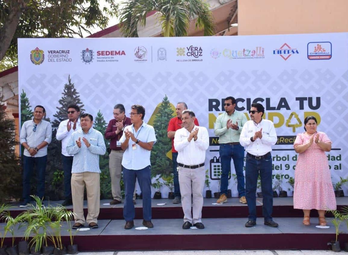 Arranca campaña “Recicla tu Navidad 2023” en Coatzacoalcos