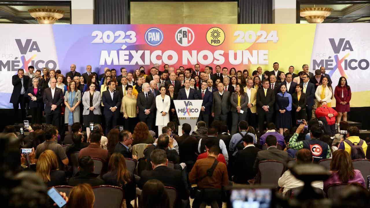 PRI, PAN y PRD ‘se reparten’ candidaturas rumbo al 2024