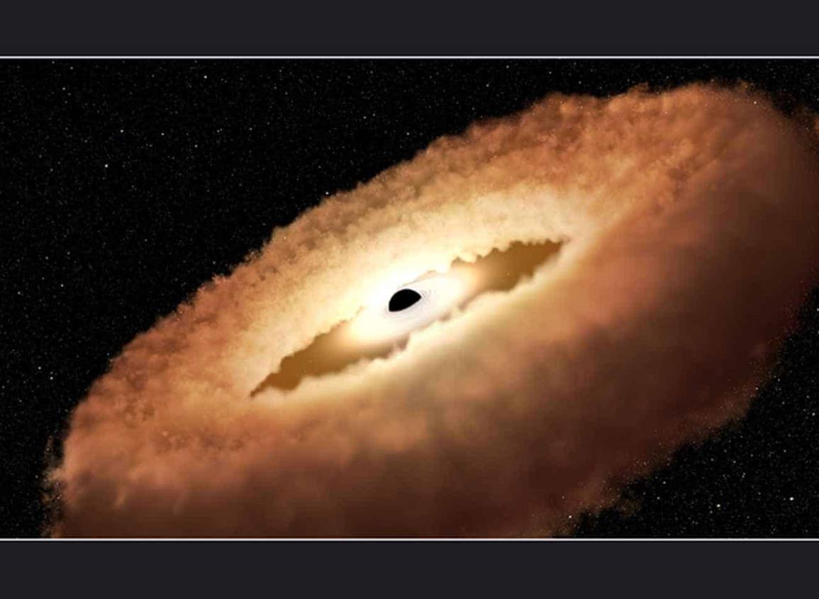 NASA capta la espectacular imagen de un agujero negro devorando una estrella (+Vídeo)