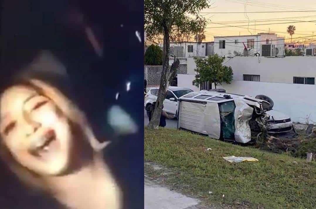 Mujer transmite momento de fatal accidente en Tamaulipas
