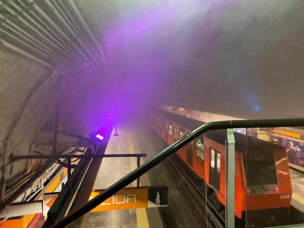 Personas se intoxican por inhalación de humo en el Metro de la CDMX (+Video)