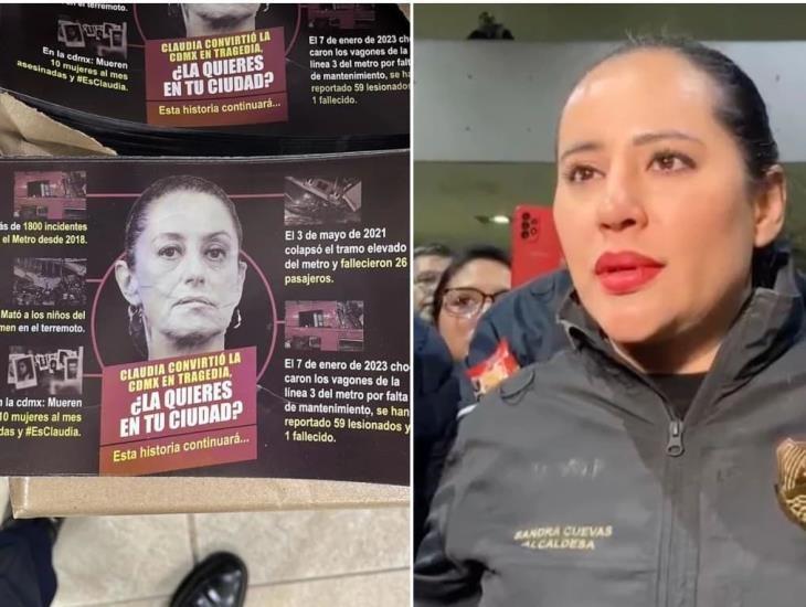 Encuentran propaganda anti Claudia Sheinbaum en alcaldía de Cuauhtémoc; Alcaldesa lo niega (+Vídeo)