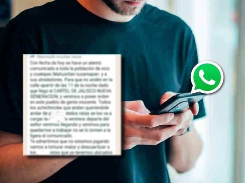 Vía WhatsApp, advierten ´limpia´ en Xalapa y alrededores