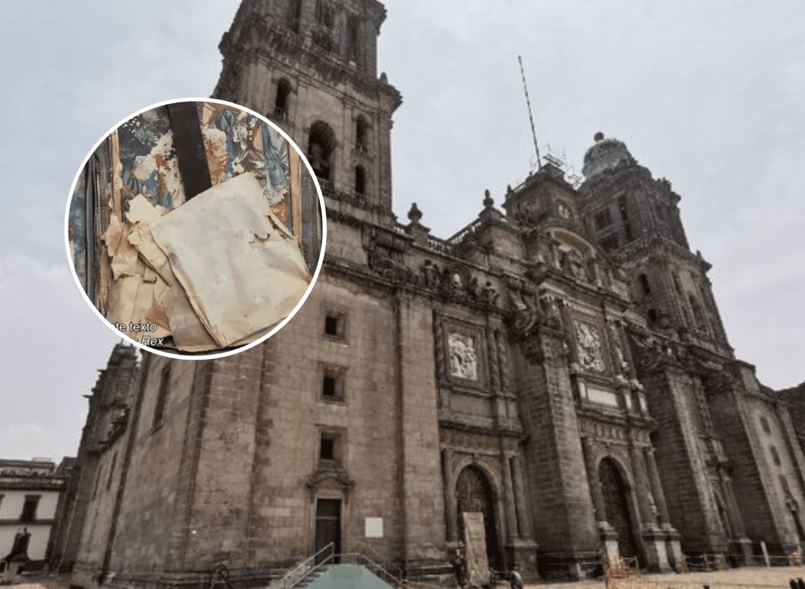 Encuentran reliquias en la cúpula de la catedral de la CDMX (+Video)