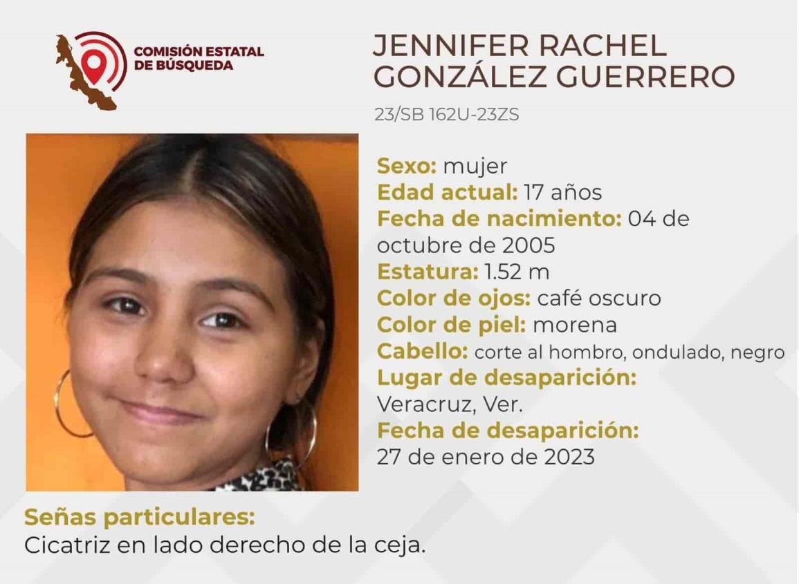 Buscan a jovencita que desapareció en Veracruz