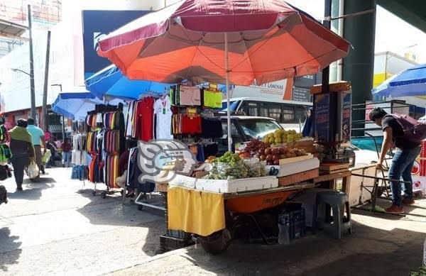Se redujo el numero de vendedores ambulantes en Coatzacoalcos