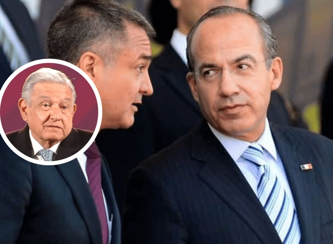 Rechaza AMLO que Calderón sea un perseguido político por el caso García Luna