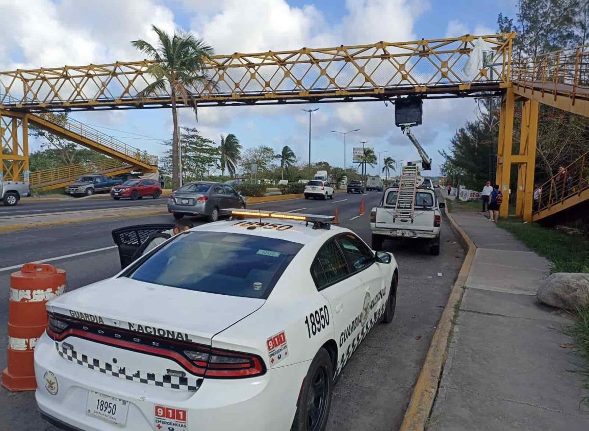 Reinstalan cámaras de videovigilancia en la carretera Veracruz – Xalapa: SSP