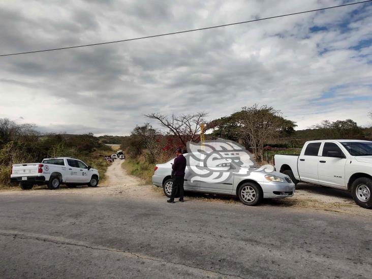 Encuentran cuerpo en paraje de la carretera El Lencero- La Tinaja