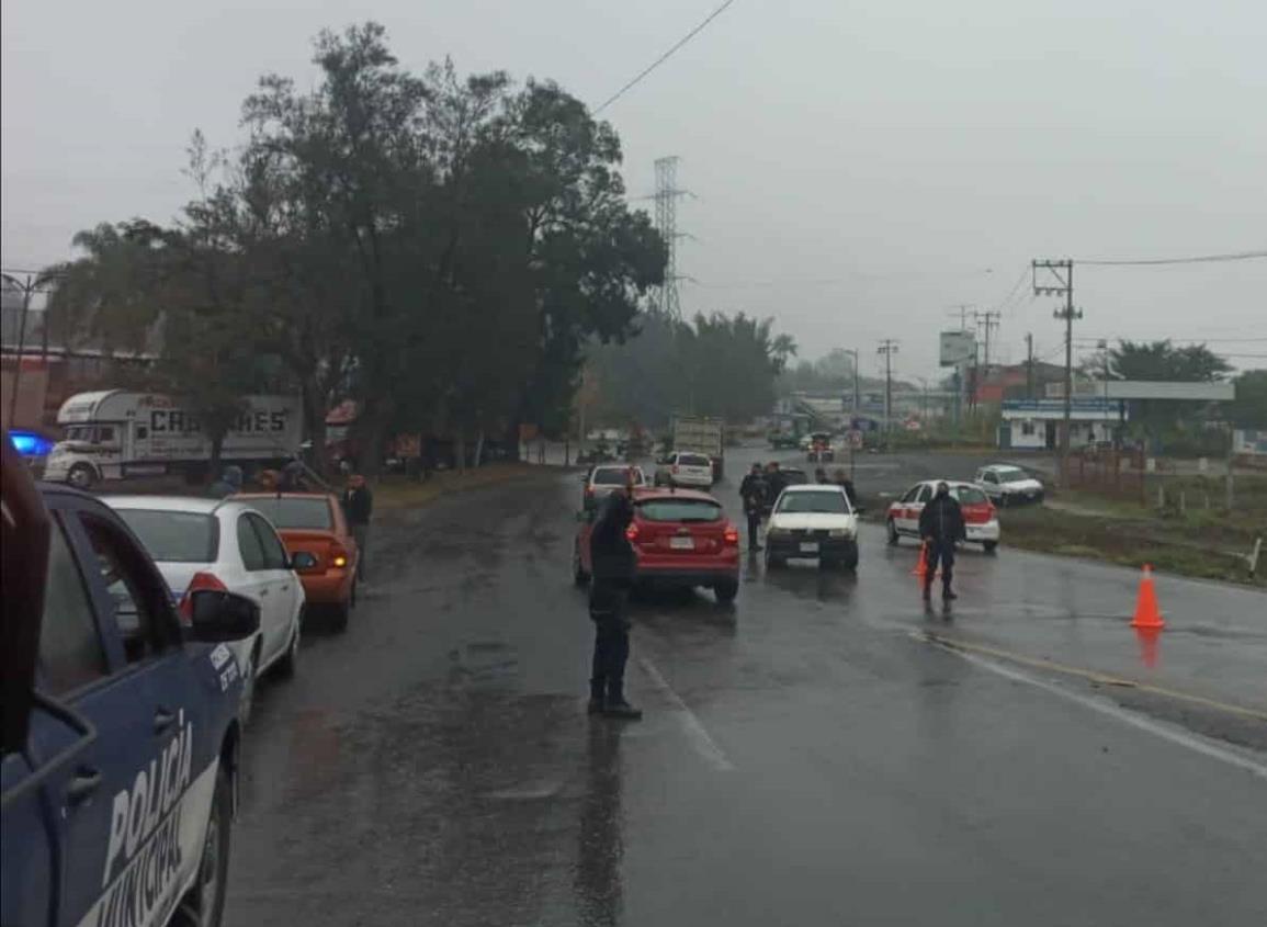 Tres lesionados en par de accidente en zona centro de Veracruz