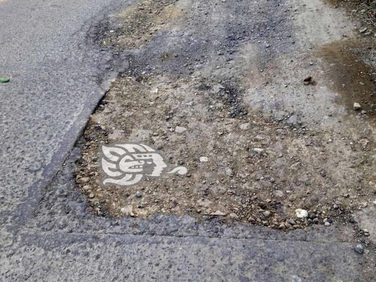 Deterioro de carreteras en Misantla, por pereza de autoridades