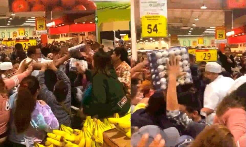 Oferta de huevos desata fervor en supermercado de Coahuila (+Video)