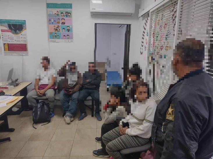 Aseguran a 37 migrantes en municipios de la región centro de Veracruz