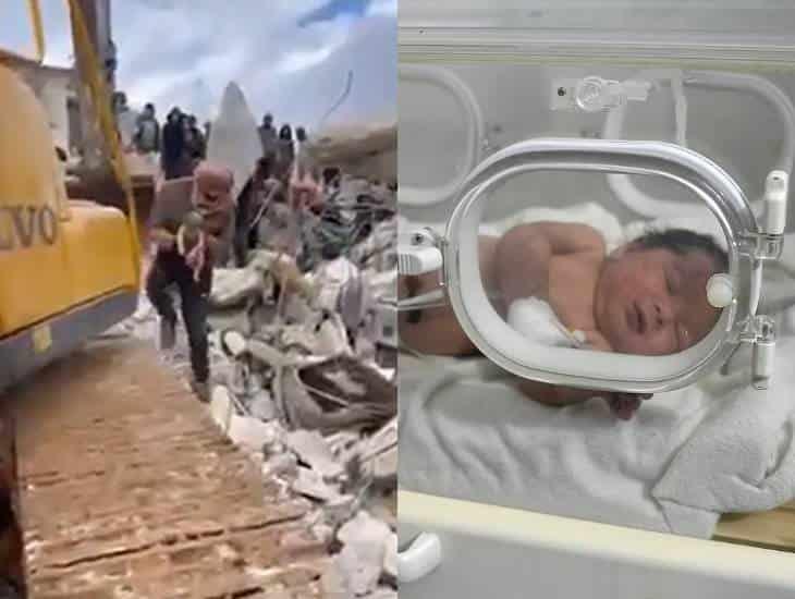 ¡Milagro de la vida! Bebé fue rescatada de entre los escombros en Siria (+Video)