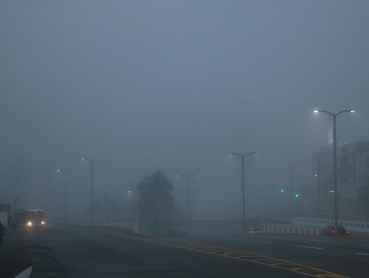 Suspenden actividades en el aeropuerto de Veracruz por banco de niebla