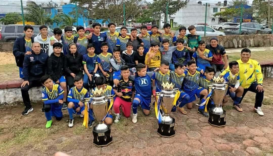 Concluye Torneo de Copa en la Liga Menor de Fútbol "Jesús Puentes Martínez"