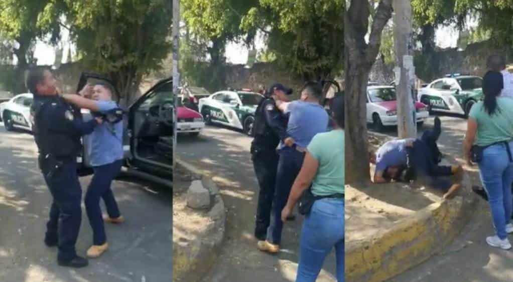 Golpea automovilista a policía en zona escolar de CDMX (+Video)