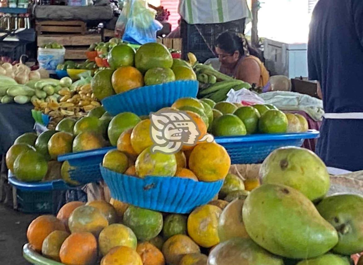 Se elevan precios de frutas, verduras y legumbres en Minatitlán