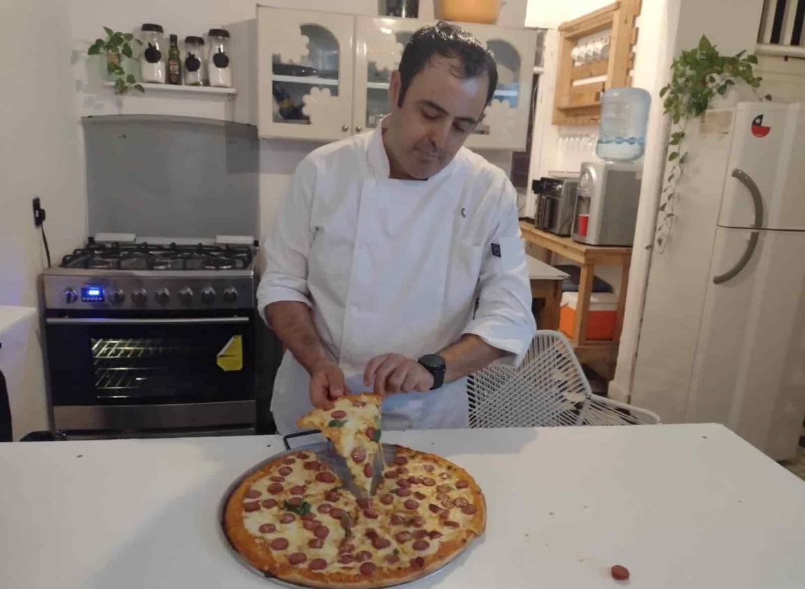 Pizzas artesanales del chef Pablo Durán, proyecto que crece paso a paso