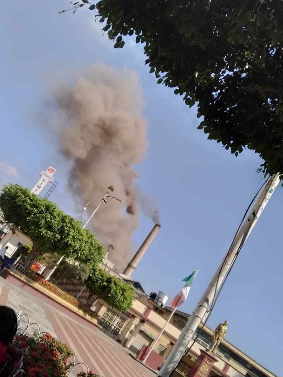 Alarma explosión en un ducto de vapor del Ingenio San Cristóbal en Carlos A. Carrillo