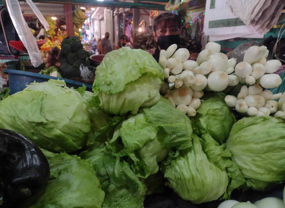 Incrementa el precio de las verduras en Veracruz por temporada de frío