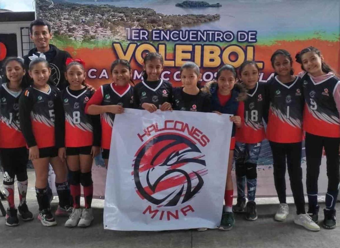 Equipos del Club Halcones Mina triunfaron en Catemaco