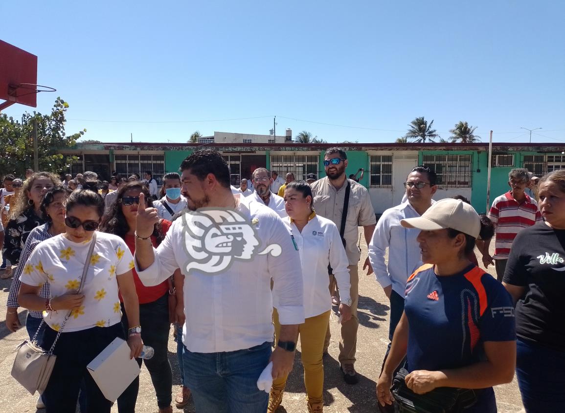 ¡Tendrán escuela nueva! SEV invertirá 6 mdp para reconstruir primaria en Allende (+Video)