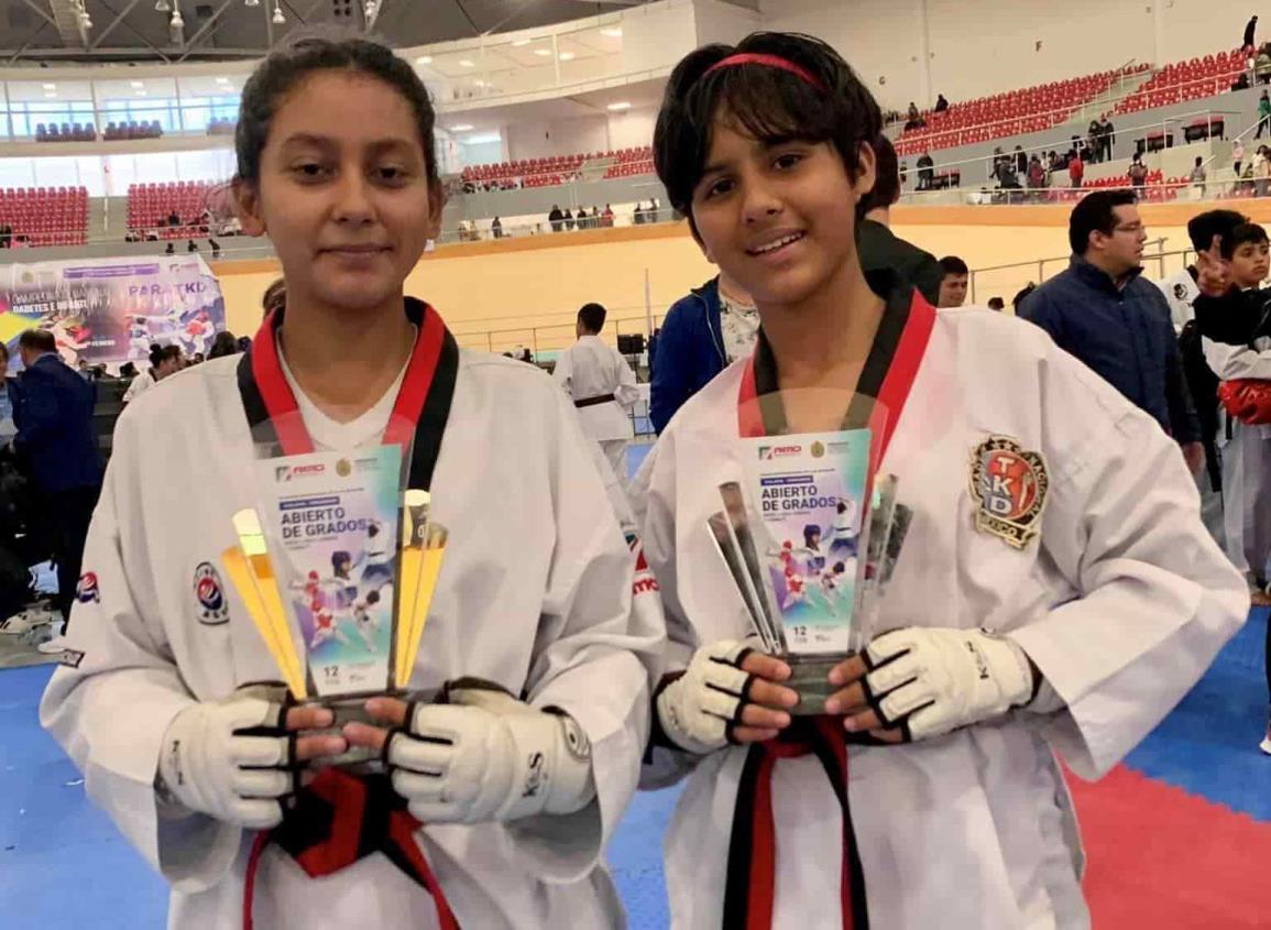 Destacan taekwondoínes de San Andrés Tuxtla