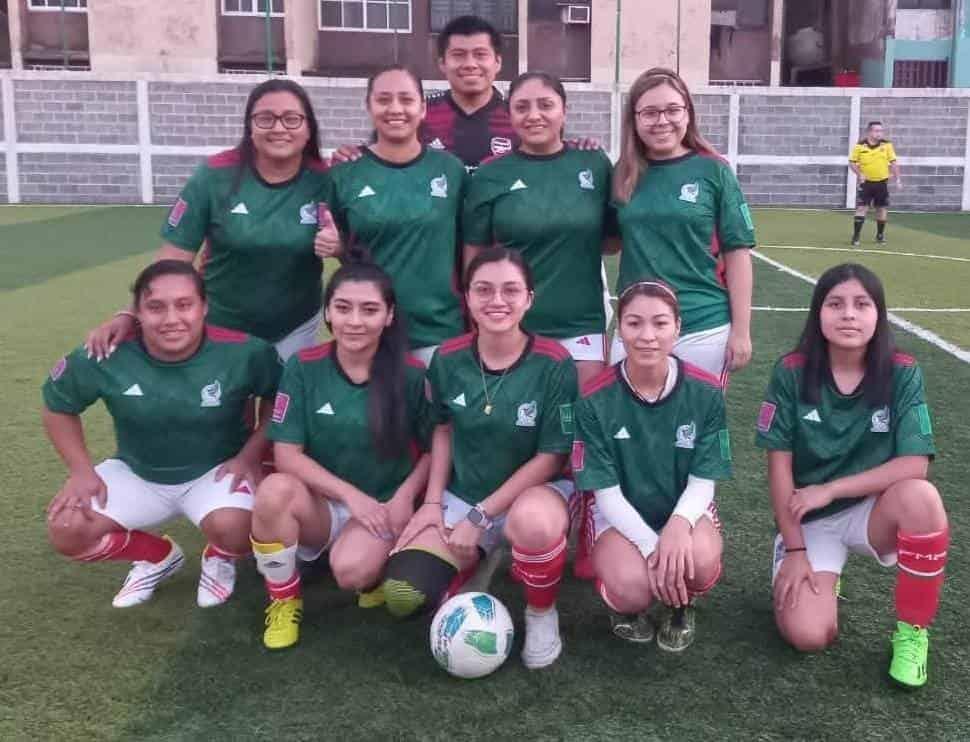 Real Leñeras con paso de monarca en el Futbol 7 Femenil