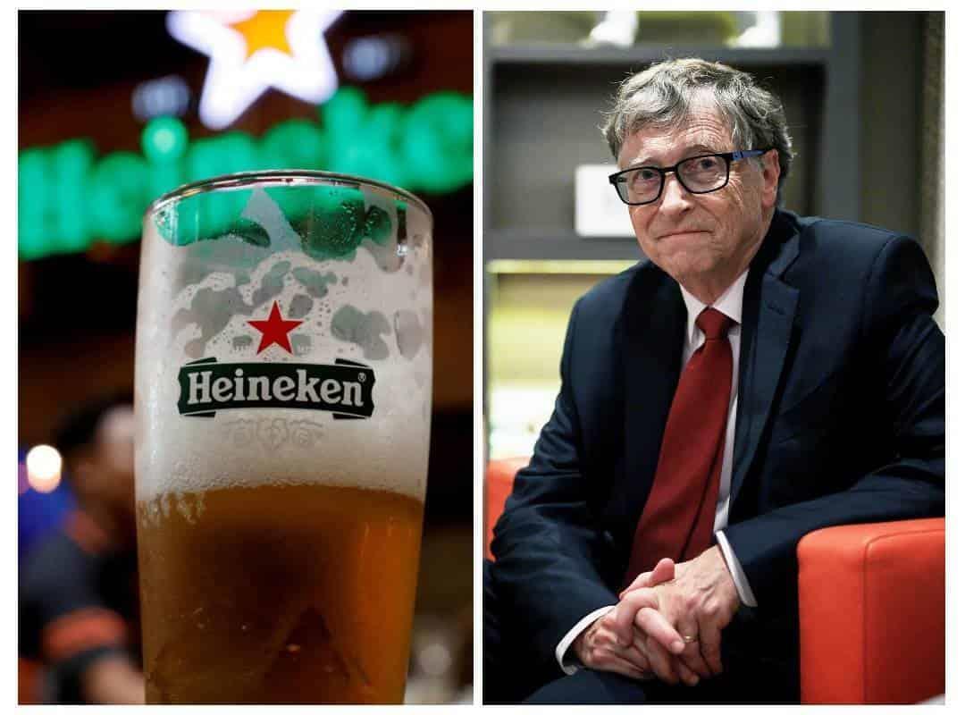Bill Gates ´le entra´ a la cerveza; compra acciones de Heineken